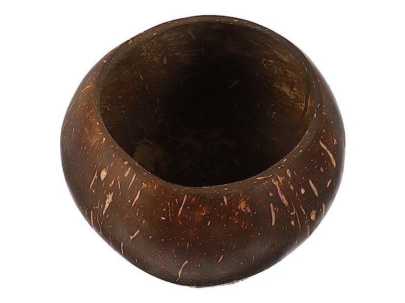 100% Kokosnussschalen Kokosnussschalen Grobe Schale Jumbo 12Cm Snack Halbschale