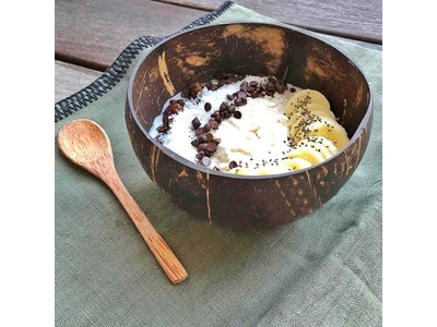 20 Zoll Teigschale Oval Anpassbare Kokosnussschalen Flacher Boden Benutzerdefiniertes Logo