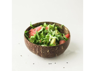 20 Zoll Teigschale Oval Anpassbare Kokosnussschalen Flacher Boden Benutzerdefiniertes Logo