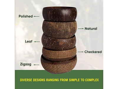 Bambusschalen 7 Für Lebensmittel Eiscremeschale Aus Kokosnuss 32 4 Riesenschale Bio