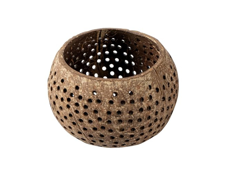 Kokosnussschale Kostenloser Versand Weiße Lackierte Natürliche Jumbo Polierte Sets