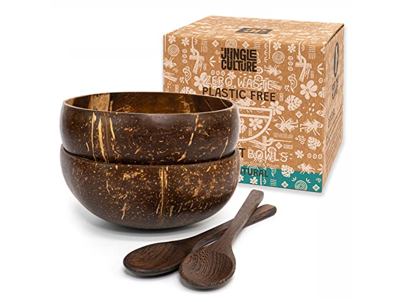 Kokosnussschale Kokosnussschalen Kokosnussbecher Schale Kerze Küchenlagerung