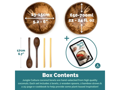 Kokosnussschale Kokosnussschalen Kokosnussbecher Schale Kerze Küchenlagerung