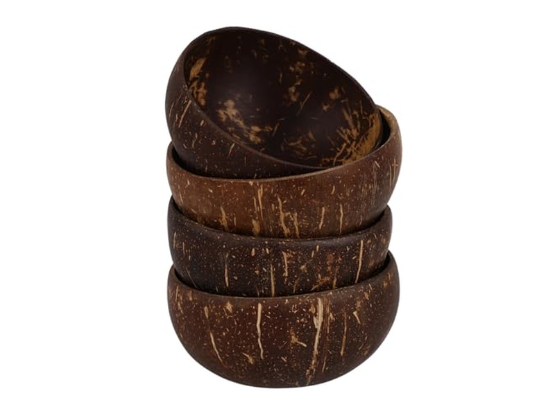 Dinner Kokosnussschale Leere Schalen Handarbeit Schale Spoom Klein Einfach