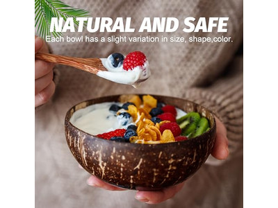 Teigschale Kokosnussschale Logo Handgefertigt Holz Rustikales Holzwerkzeug-Tablett