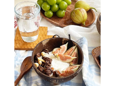 Lackierte Kokosnussschalen Schalen-Löffel-Sets Mehrfarben Bester Preis Anpassung