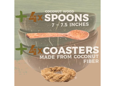 Makramee-Kokosnussschale Bedruckte Schale 8 Zoll Leere Schalen 6 Blumen