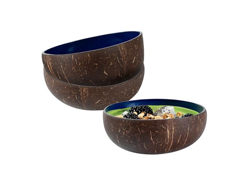 Kerzenherstellung Zubehör Holzschalen für Kerzen handgefertigte Luxus-Kokosnuss-organisch