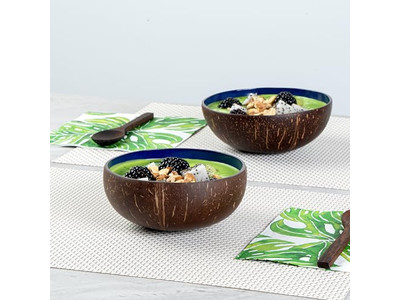 Kerzenherstellung Zubehör Holzschalen für Kerzen handgefertigte Luxus-Kokosnuss-organisch