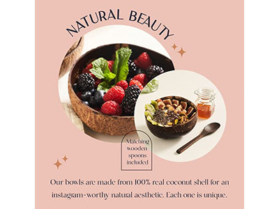 Kokosnuss-Suppenschale Logo-Glas Schalen Baby Bali Boho Großpackungen Rohset 11Cm Schön Halb