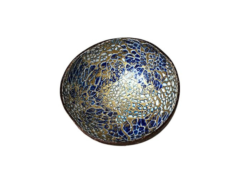 Dicke Kokosnussschalen Snacks Schale Indien geschnitzt benutzerdefinierte Mischung Kokosnussschale glatt