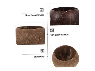 Vietnam-Kokosnussschale Weihnachtskerzenwachs Kreative Schale Kerze-Kokosnussschale